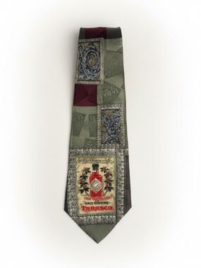 Vintage Tabasco 100% Silk Tie | Made in USA